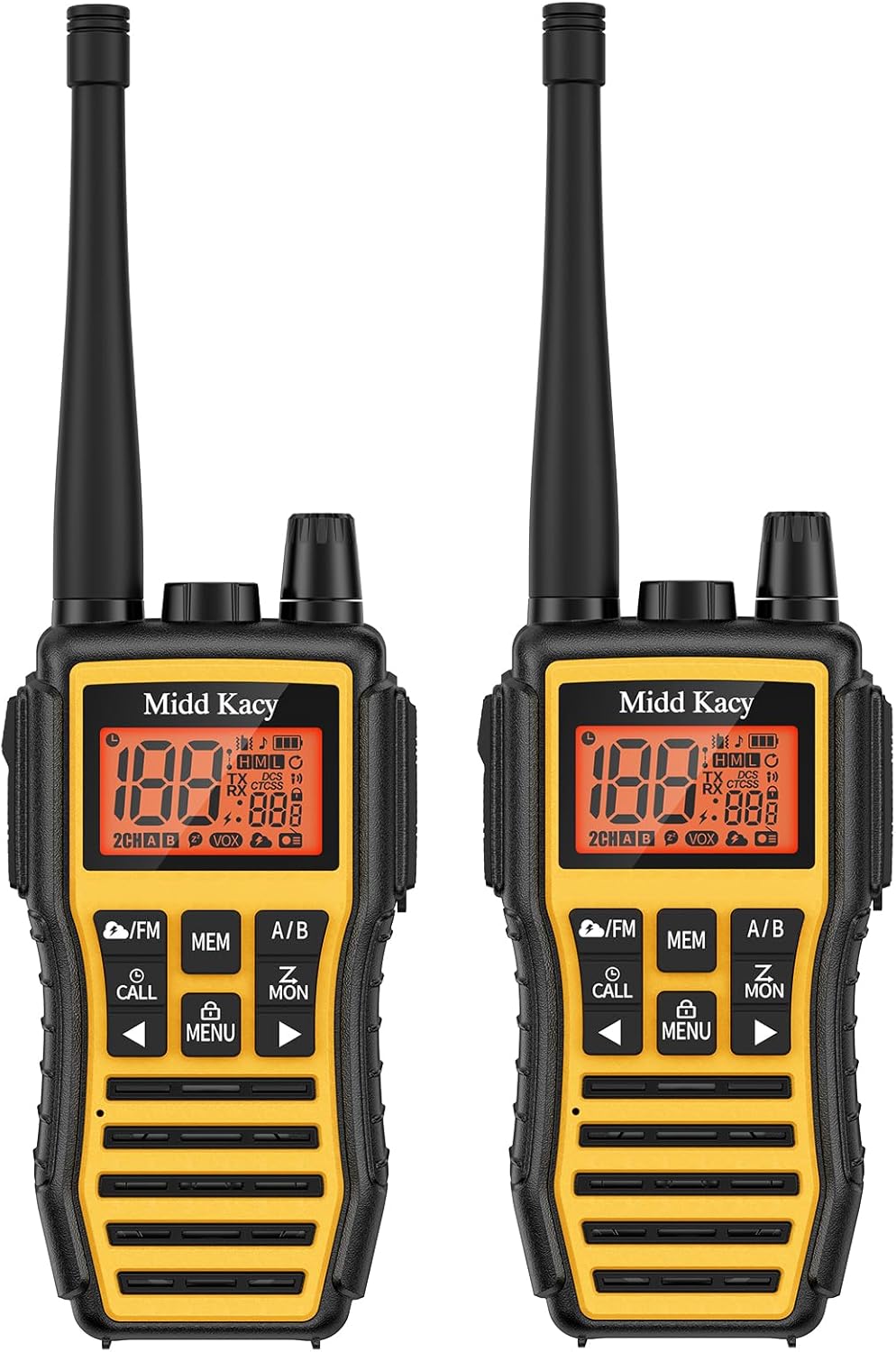 MK208 Walkie Talkies with 10 Mile Range and NOAA Alerts