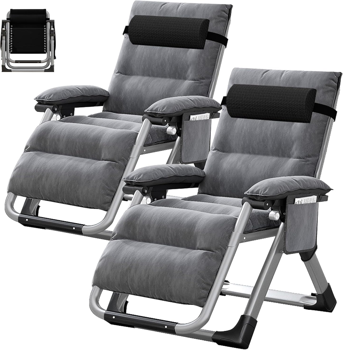 ABORON Zero Gravity Chair Set for Ultimate Outdoor Relaxation