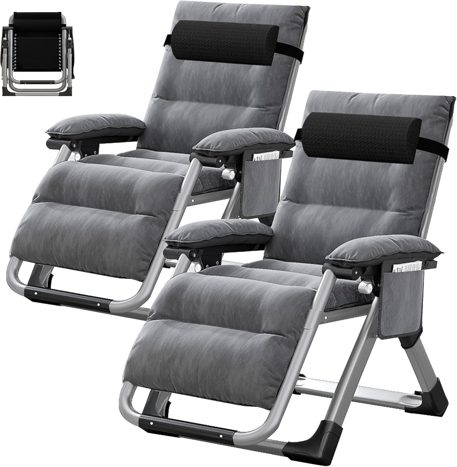 ABORON Zero Gravity Chair Set for Ultimate Outdoor Relaxation