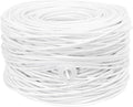 1000Ft Cat6 23AWG Riser UTP Solid 4-Pairs Network Cable - Bulk White