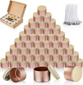 Candle Tins for Making 4 8 Oz Rose Gold Empty Candle Tins