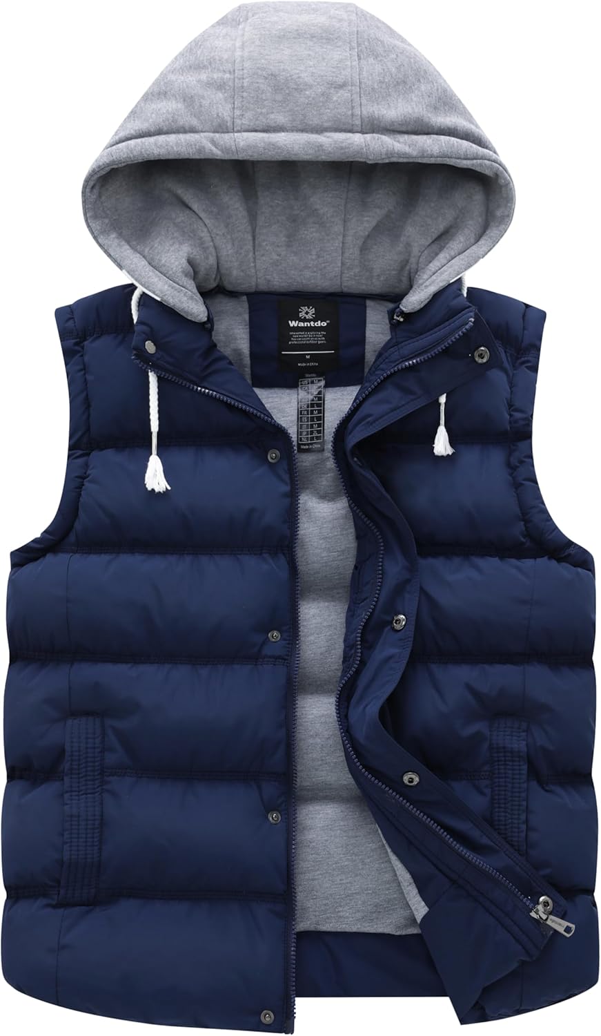 Wantdo Women's Quilted Puffer Vest for Warm Winter Wear