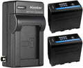 Kastar NP-F970PRO 2-Pack Battery with AC Charger - Long Run Time