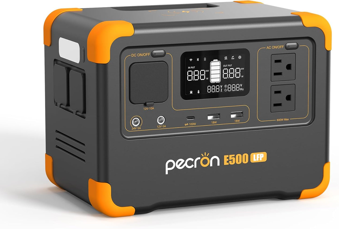 576Wh LiFePO4 Portable Power Station by pecron