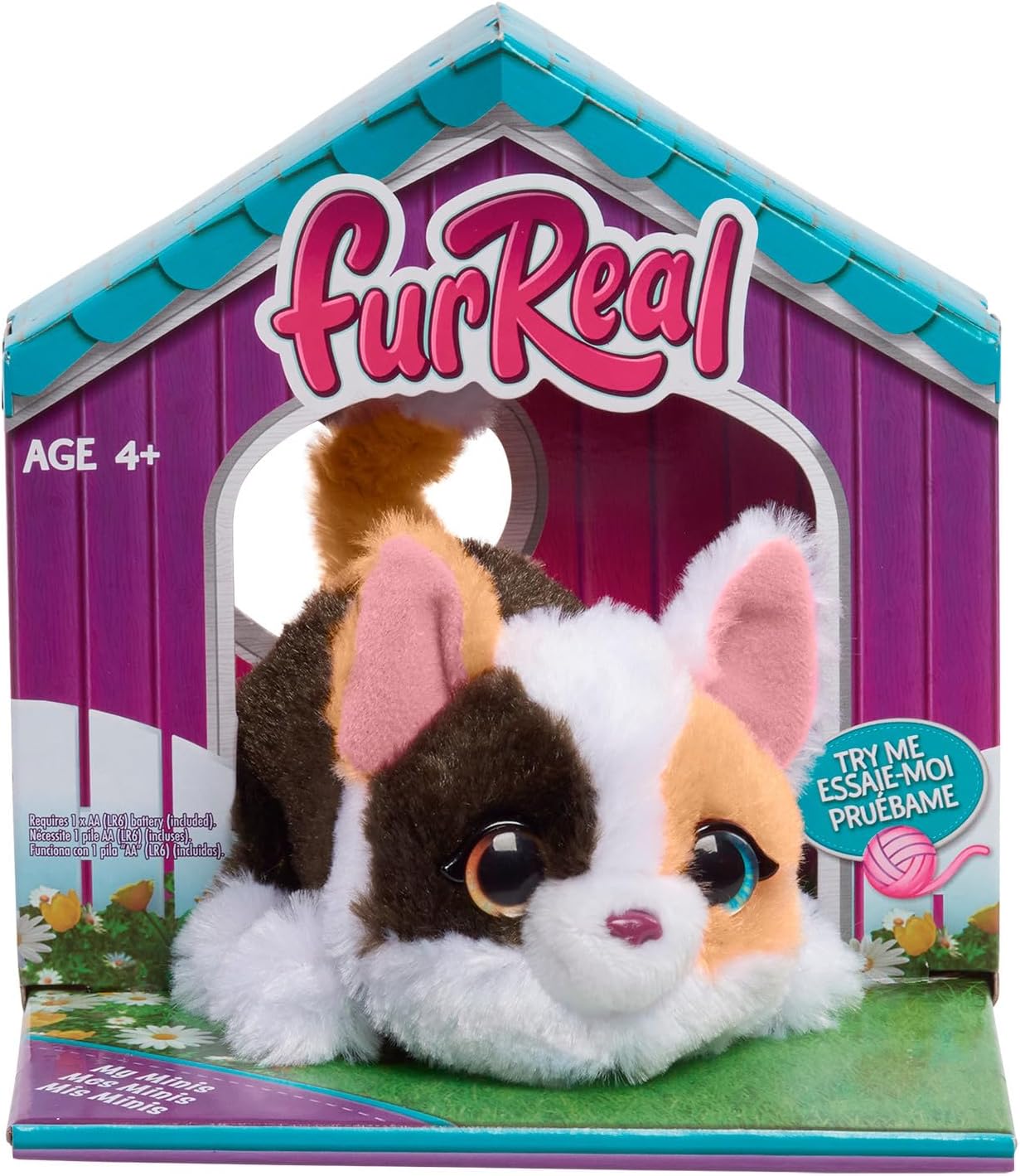 Interactive Mini Kitty Toy: Motion Fun for Kids 4+! Just Play