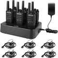 Retevis RT68B 6-Pack Walkie Talkies - Long Battery, 6-Way Charger