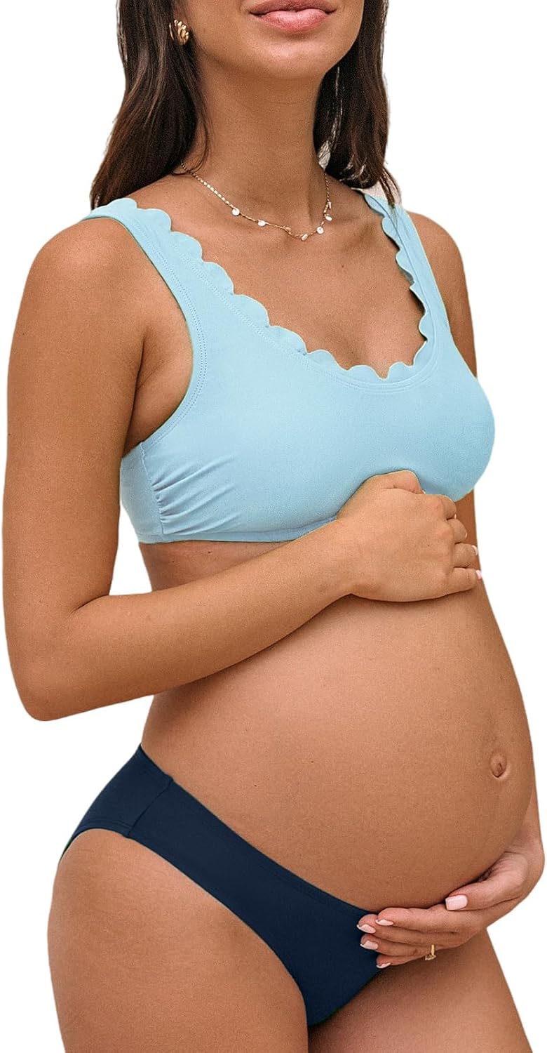 CUPSHE Women's Maternity Bikini Sets for Stylish Summer Fun