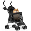 MoNiBloom 4 Wheels Pet Stroller - Easy-Fold Jogger for Small Pets