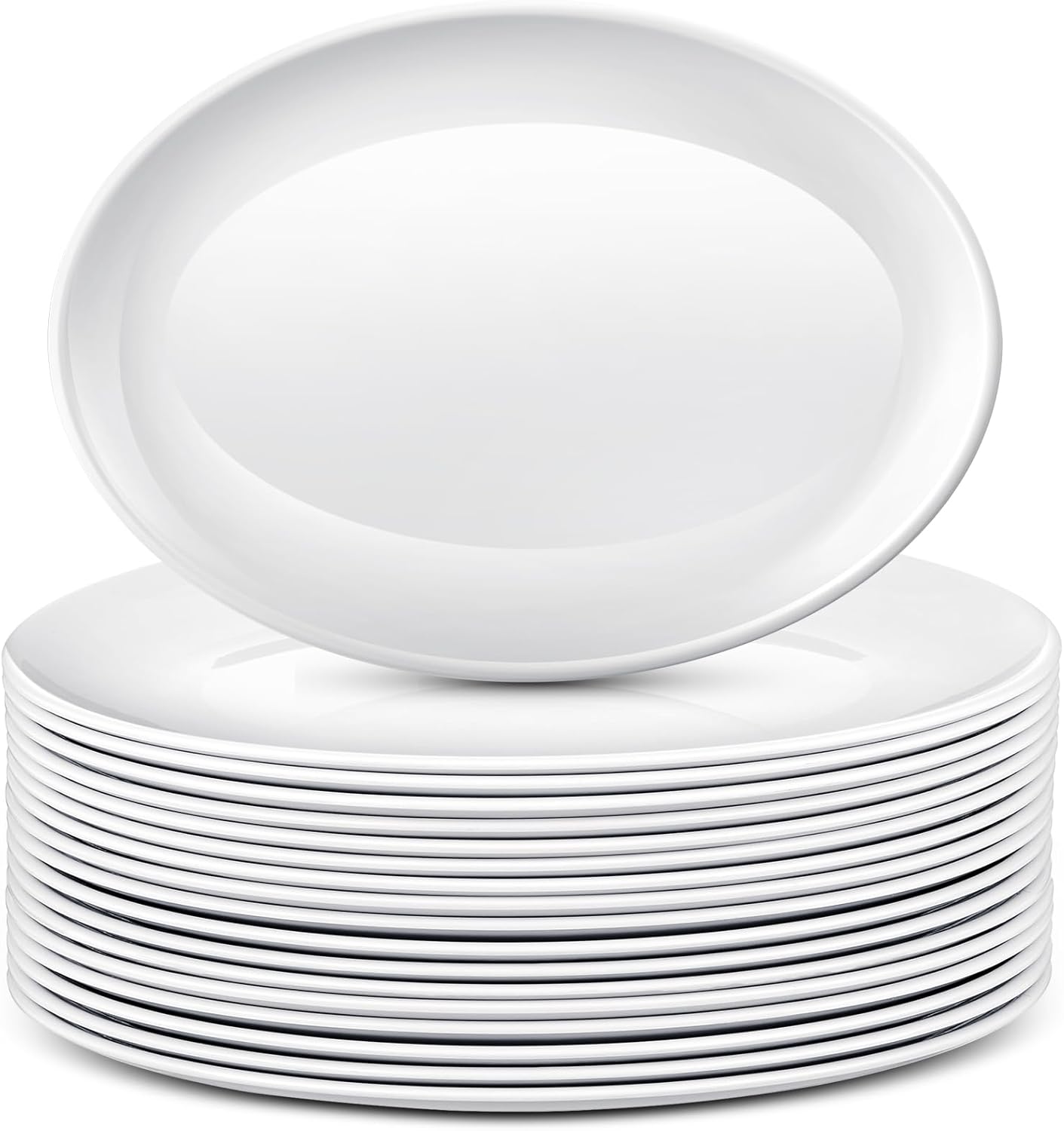 Dandat 14 Inch Large Serving Platters for Parties and Events
