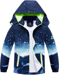 SaphiRose Kids Rain Jacket Waterproof Mesh Lined Coat (Style 44WL)
