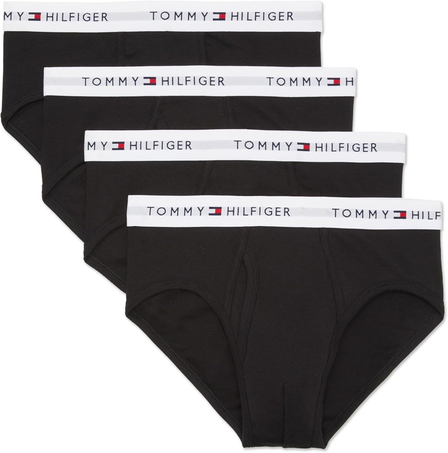 Tommy Hilfiger Men's Cotton Classics 4-Pack Briefs for Comfort