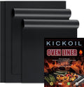 Oven Liners for Bottom of Oven 16x20 in 4 Pack - Reusable Nonstick
