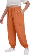 Plus Size Cargo Sweatpants for Women - Comfortable (Style V7CY)