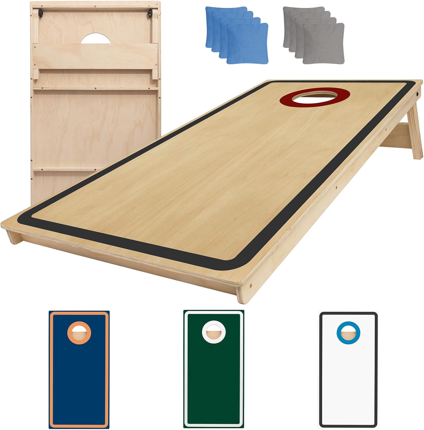 Regulation Size Cornhole Board Set for Outdoor Games and Fun