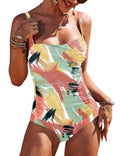 Ekouaer One Piece Swimsuit Ruched Tummy Control - Flattering Fit Shoes