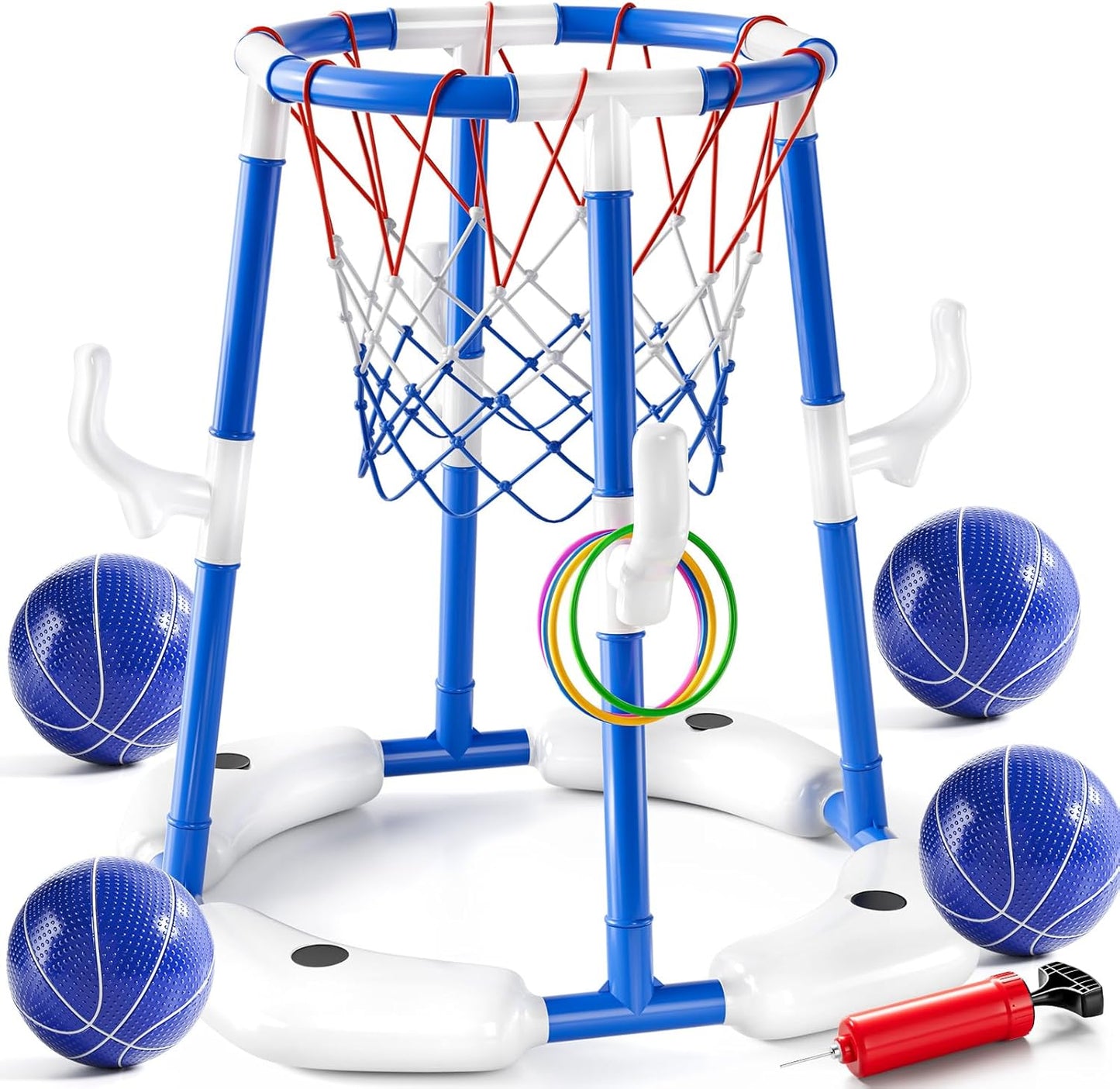 Floating Pool Basketball Hoop Toy for Kids - Fun Summer Game