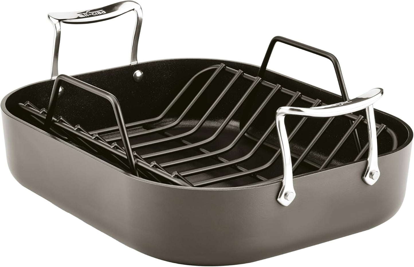 All-Clad Essentials Nonstick Roaster with Rack for Perfect Meals