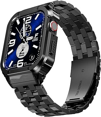 SUPLINK Stainless Steel Case and Band for Apple Watch 40mm/41mm
