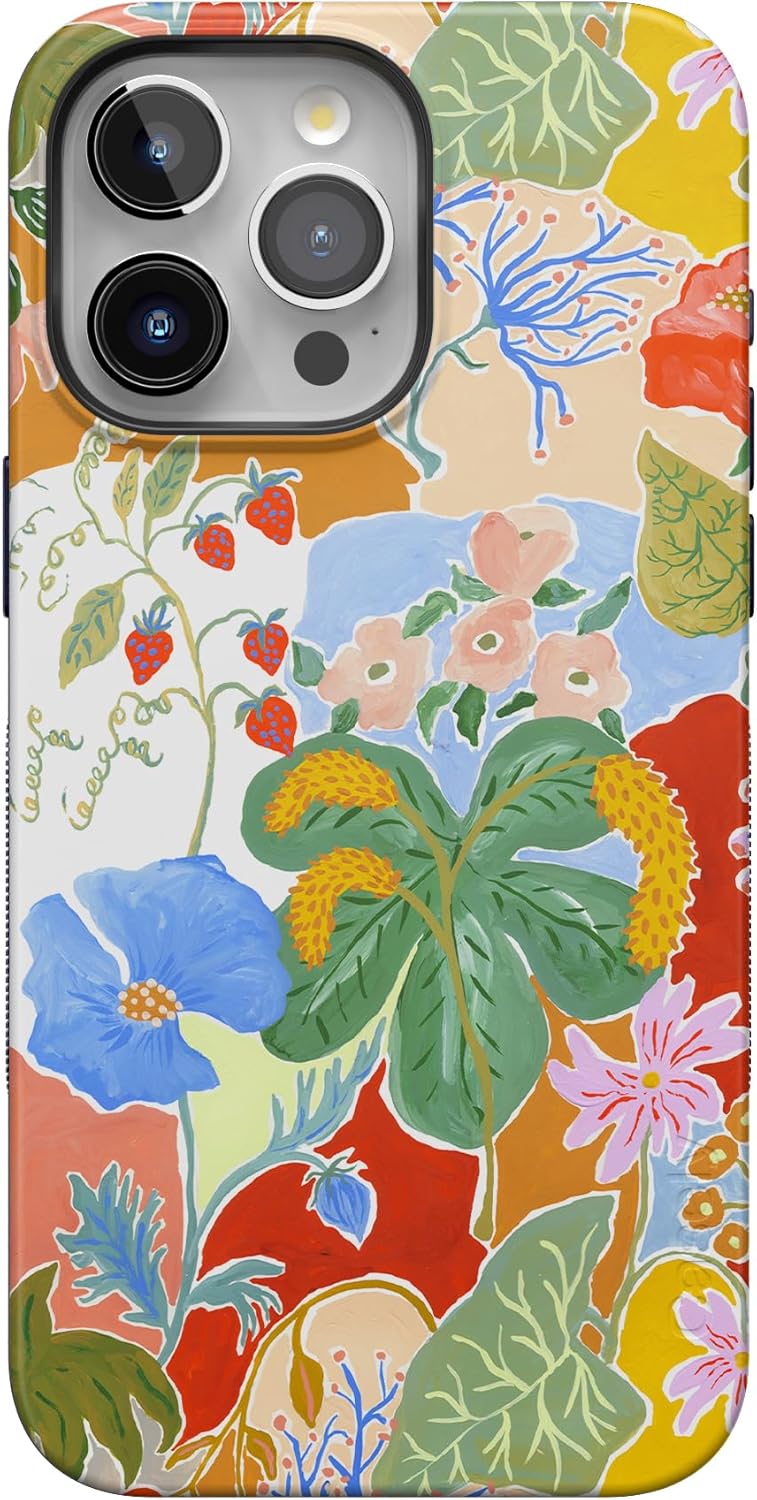 Casely iPhone 15 Pro Case - Botanical Blooms Floral Design