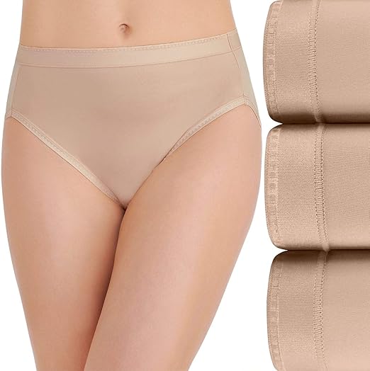 Vanity Fair Women's Comfort No Ride Up Panties for All-Day Wear