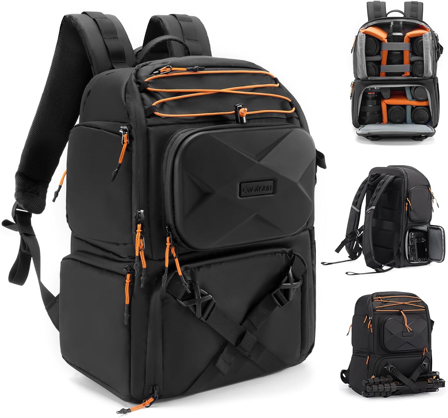 Cwatcun Professional DSLR Camera Backpack for Outdoor Travel