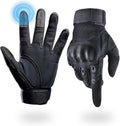 Tactical Gloves for Men with Hard Shell Knuckle Protection - Durable