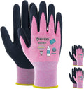 Work Gloves for Women - Breathable Latex Coated, Eco Friendly Pair