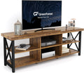 Farmhouse TV Stand with 6 Storage - Fits 65 TV