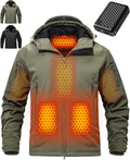 Graphene Heated Soft Shell Jacket for Men - Long Lasting Warmth