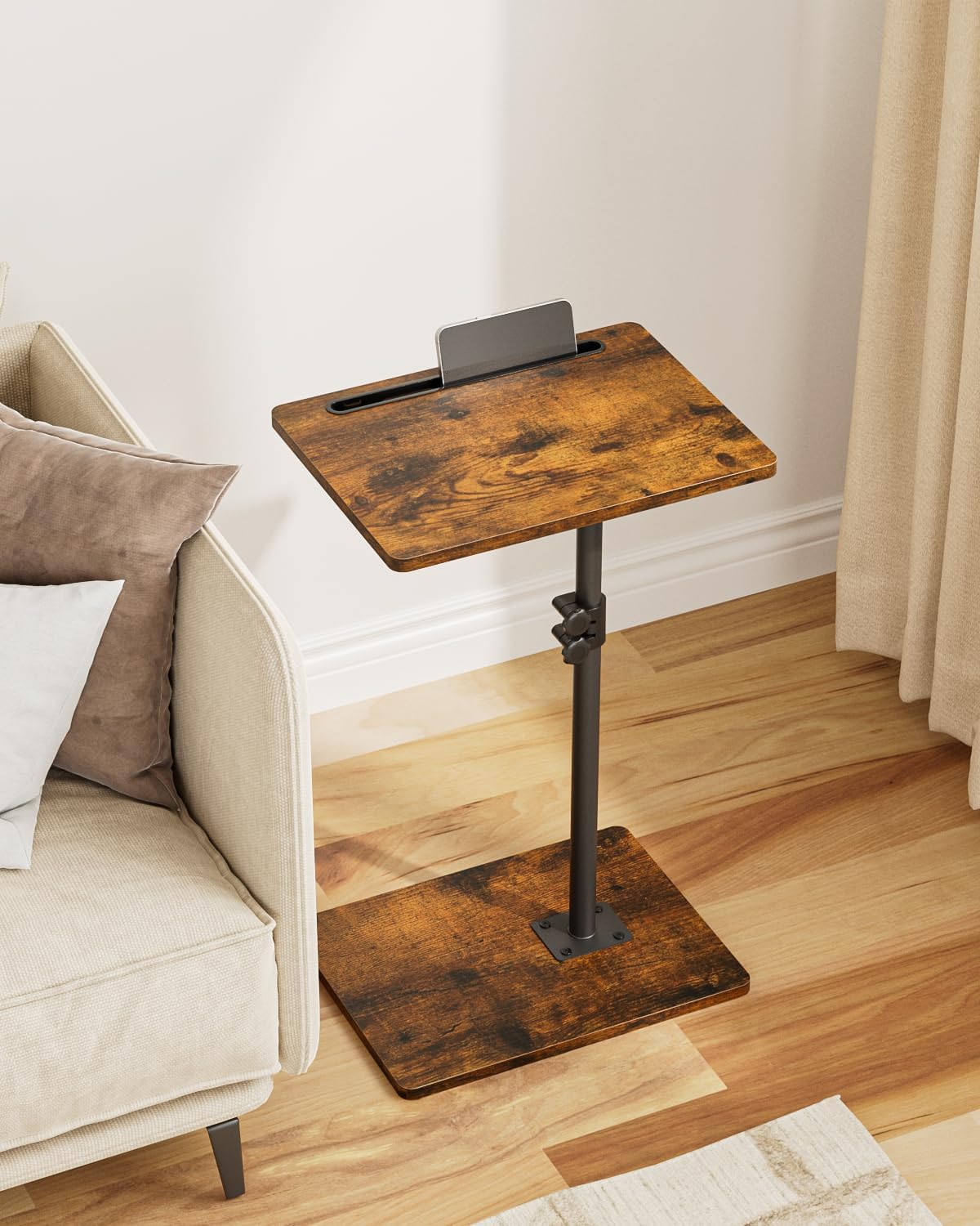 360 Swivel Arm Tray Table - Versatile Couch Side Table