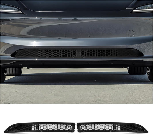 Front Grill Mesh Inserts for 2024 2025 Tesla Model 3 - 2PCS