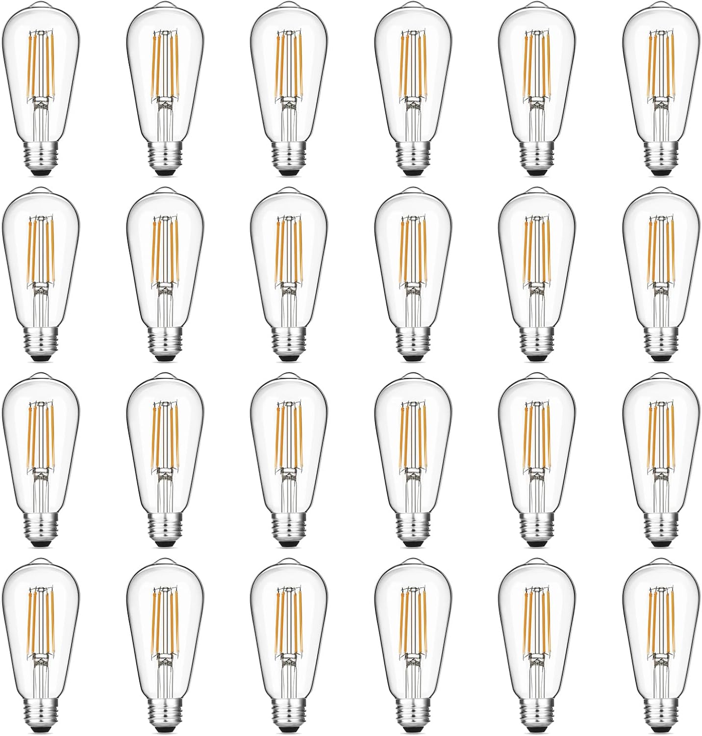 Vintage LED Edison Bulb Dimmable 60W Equivalent Warm White