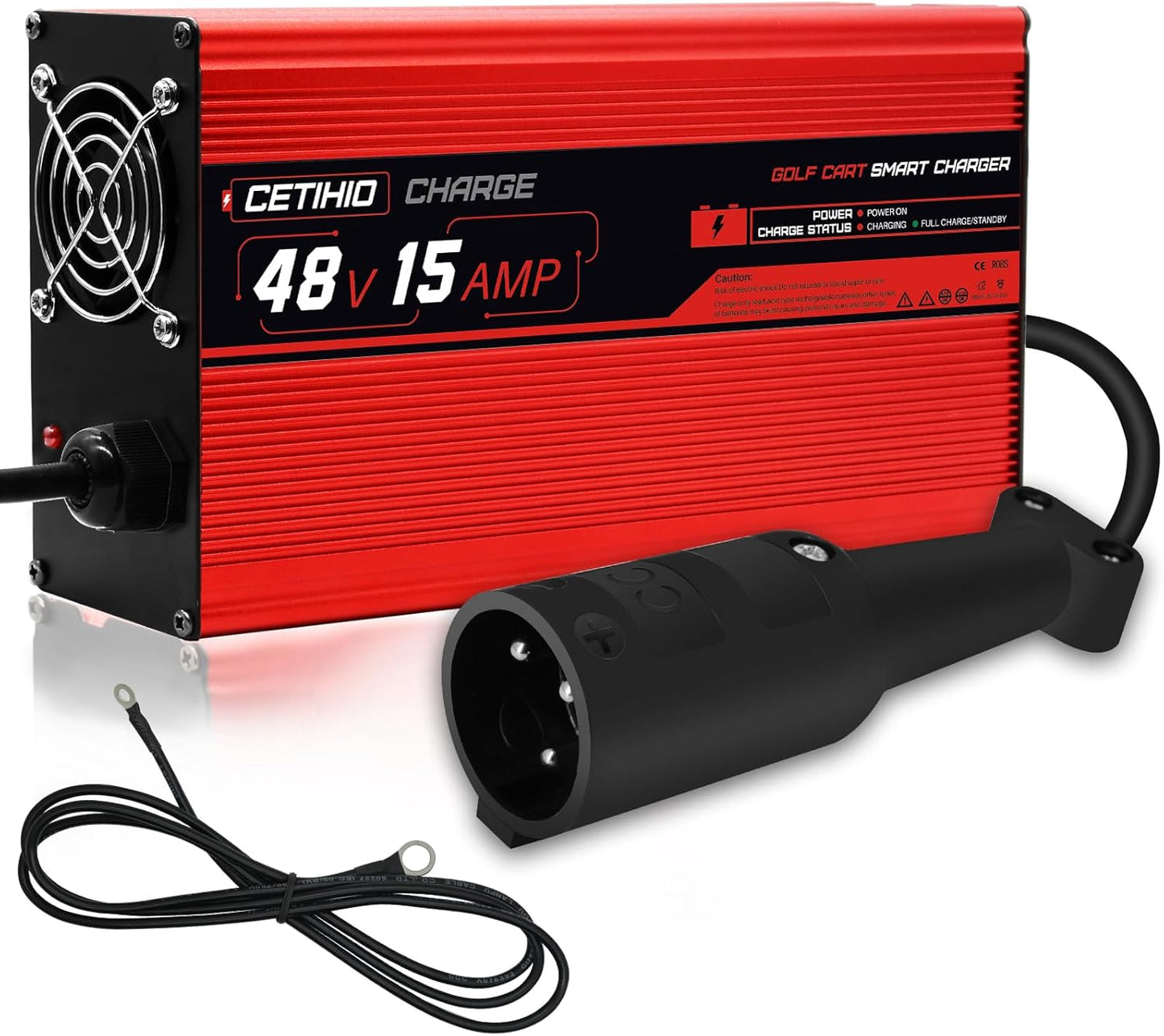Quickly Recharge 48V Golf Carts with Smart 15A Charger