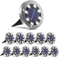 Solar Lights Outdoor 12 Pack - Bright Waterproof Pathway Lights