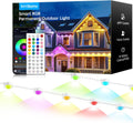 100FT Permanent Outdoor RGB Lights for Eaves and Roof - Weatherproof
