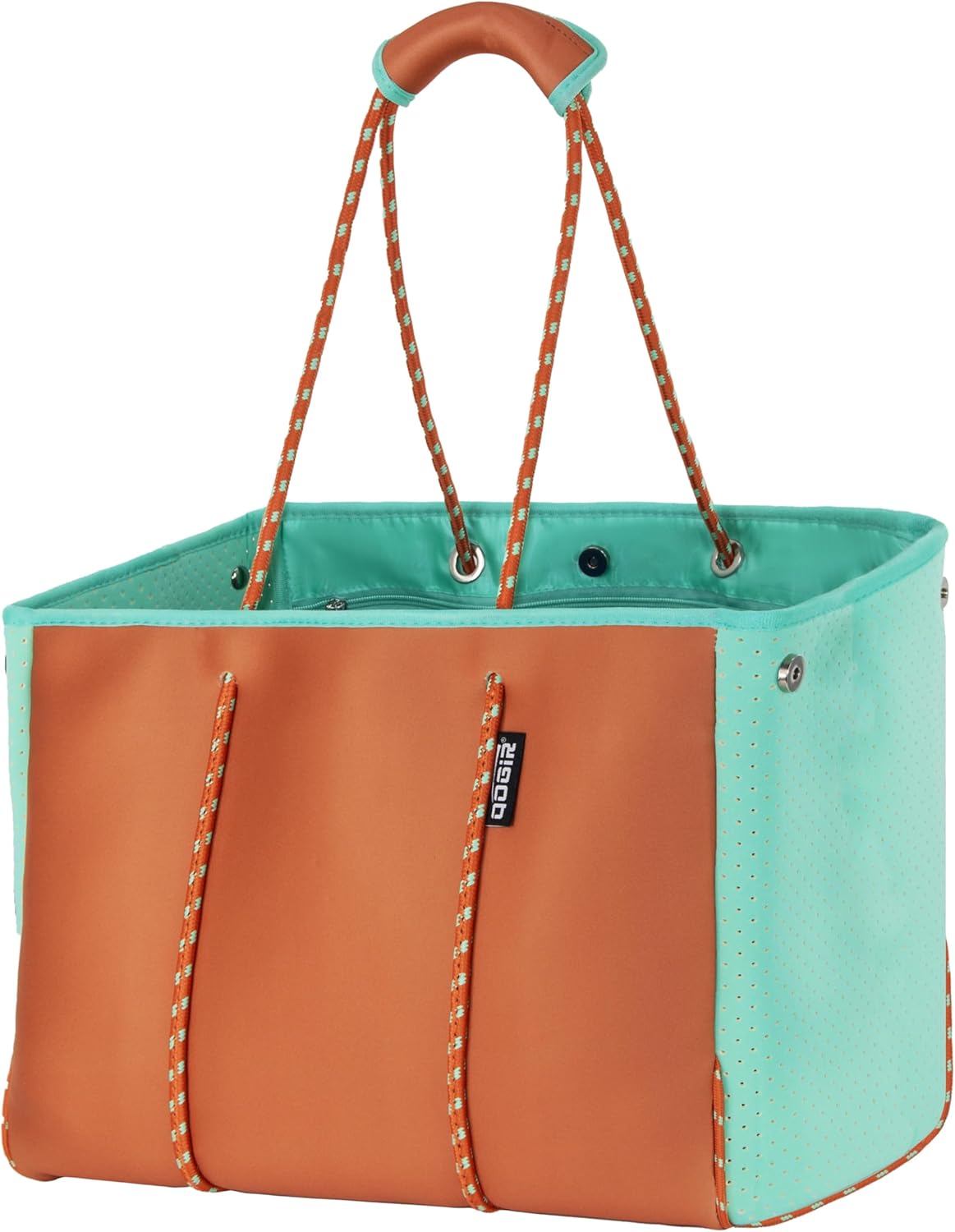 QOGiR Neoprene Beach Bag Tote: Stylish, Large, and Versatile