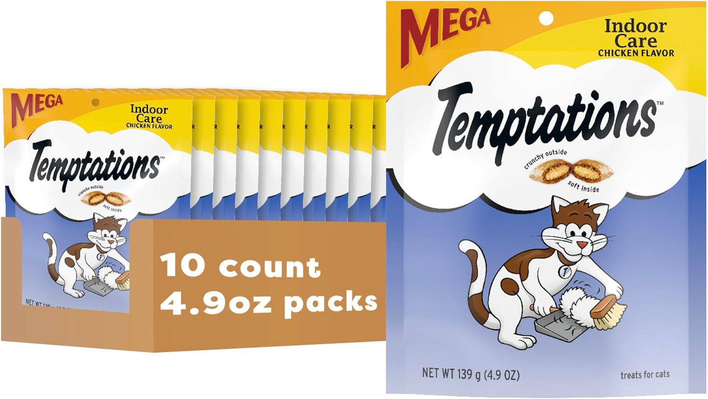 Temptations Indoor Care Cat Treats Chicken Flavor for Cats