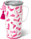 22oz Travel Mug with Handle and Lid - Let's Go Girls Insulated Cup