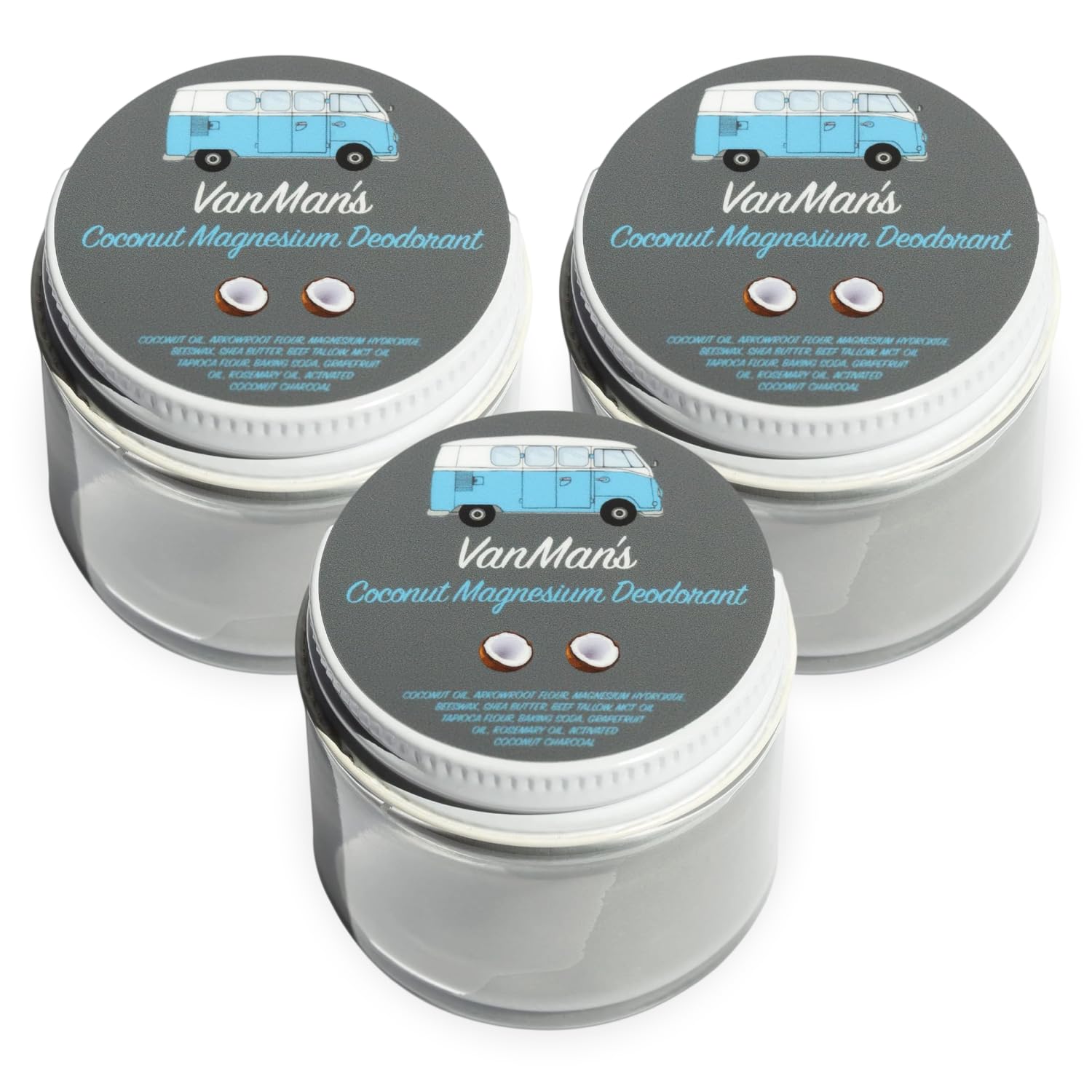 Handmade Coconut and Magnesium Deodorant for Odor Control