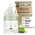 Terra Pure Hotel Body Wash and Hand Soap for Dispensers