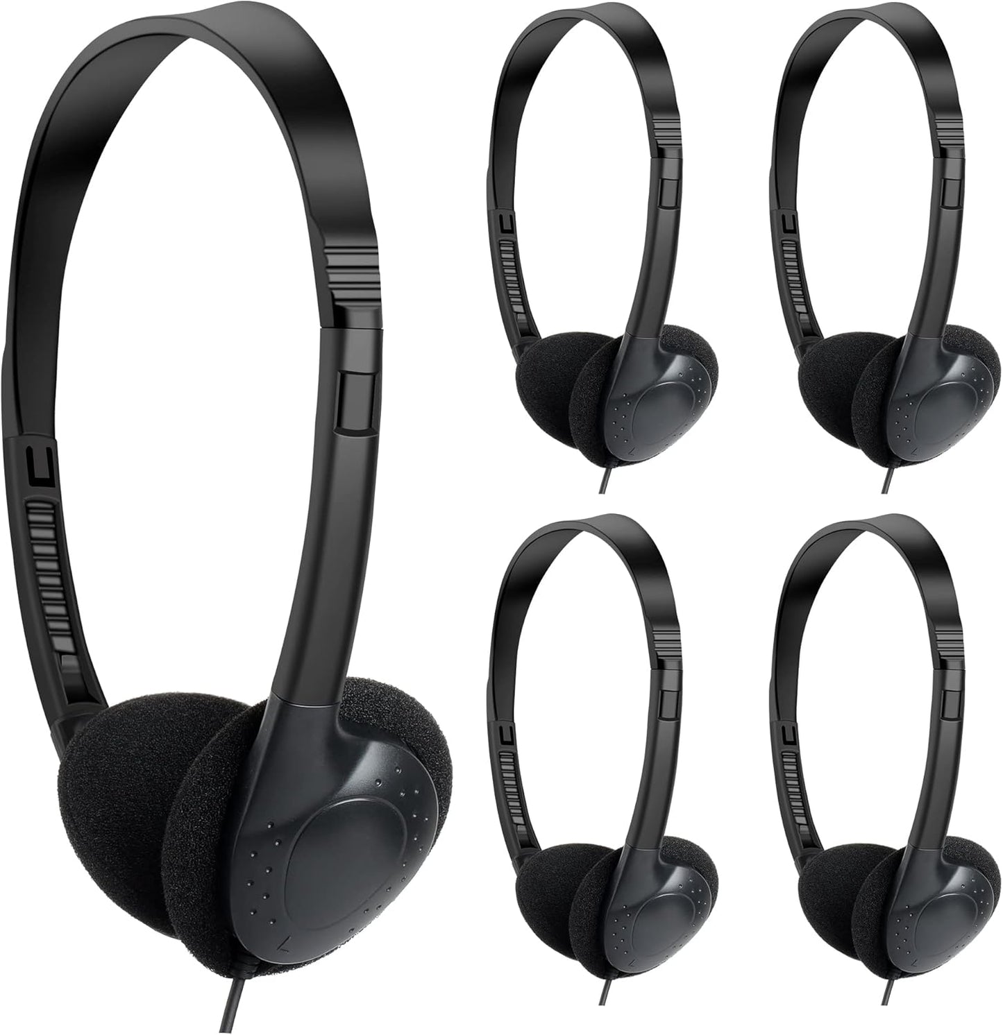 Kids Headphones Bulk 24 Pack for School Classroom K-12 Use