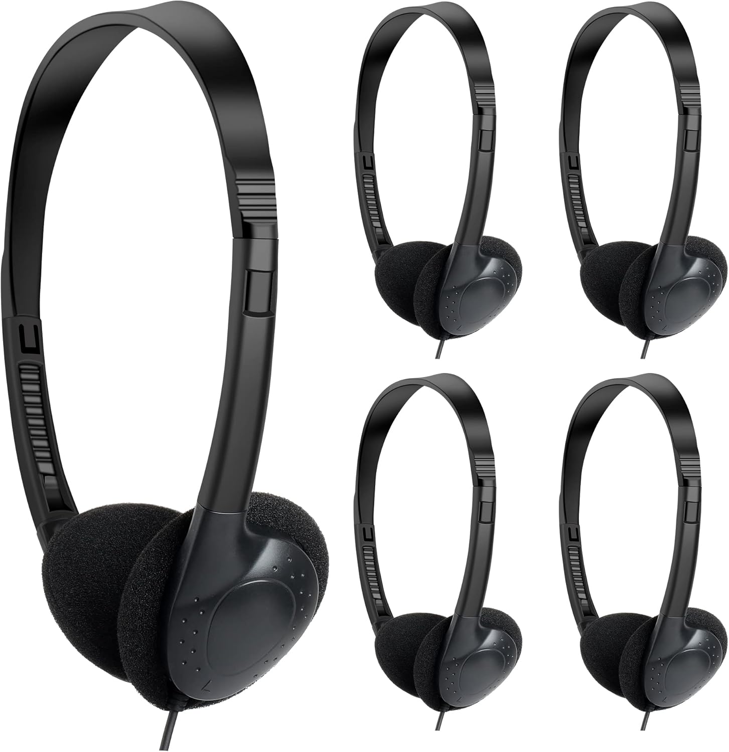 Kids Headphones Bulk 24 Pack for School Classroom K-12 Use