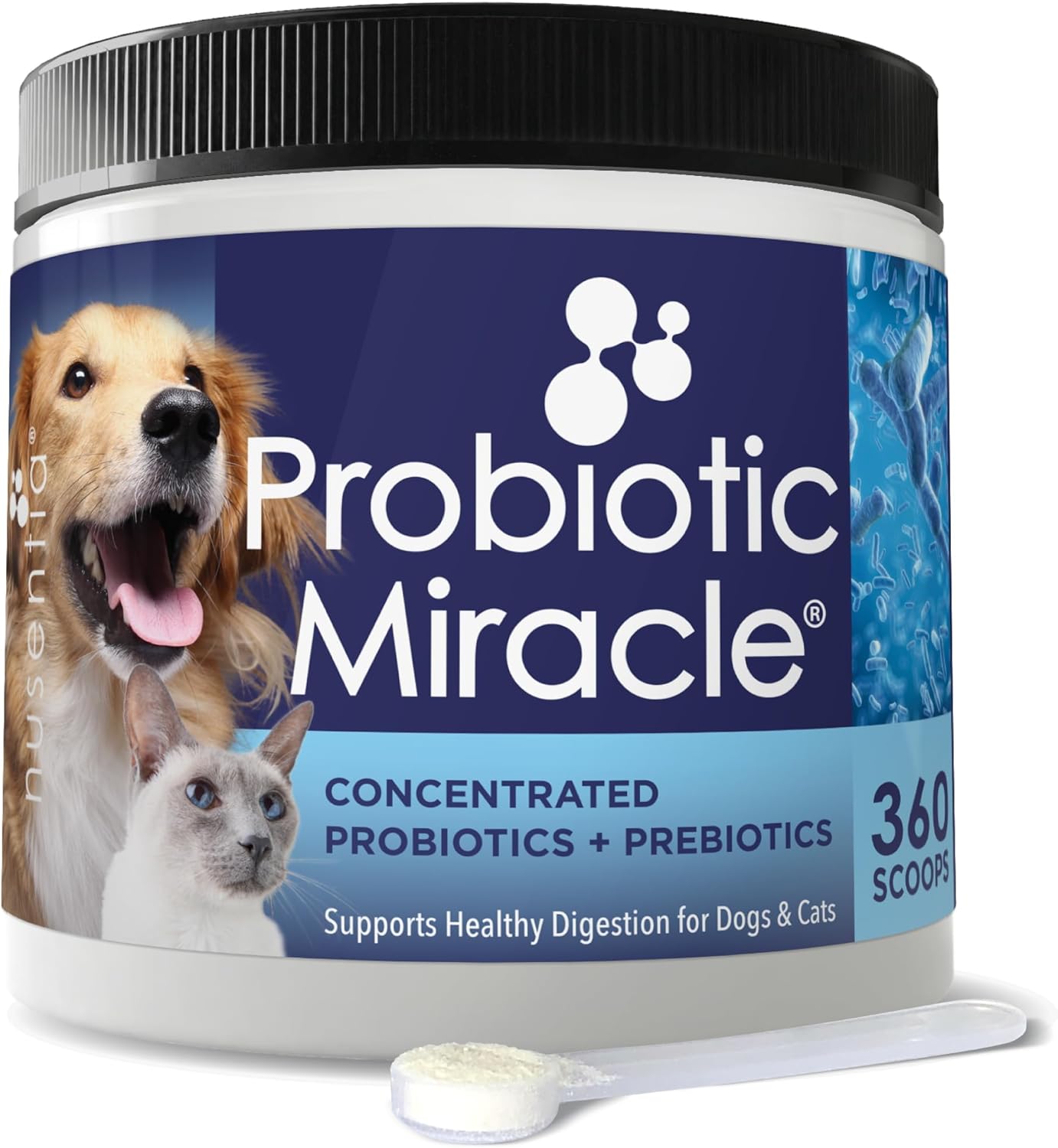 NUSENTIA Probiotics for Dogs - Advanced Probiotic Miracle