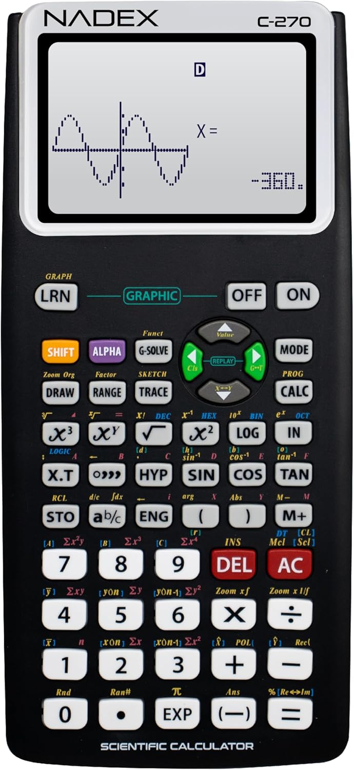 Scientific Calculator with Graph Functions for Students and More