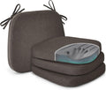 Shinnwa Seat Cushions for Dining Room Chairs 4 Pack - Memory Foam