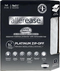 AllerEase Platinum Zip-Off Top Waterproof Mattress Protector Full