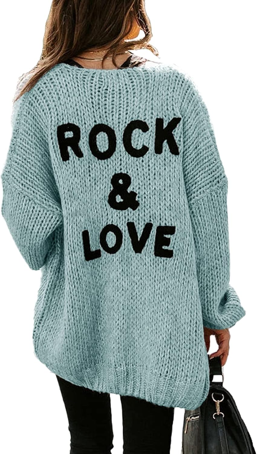 PRETTYGARDEN Women's Long Sleeve Open Front Knit Cardigans
