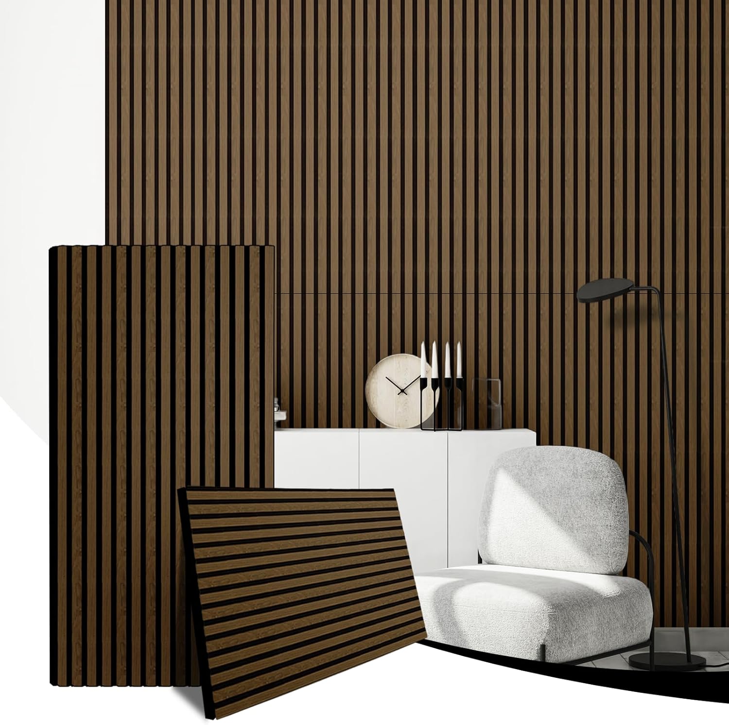 AKK-Star Wood Slat Acoustic Panels for Modern Decor & Soundproofing