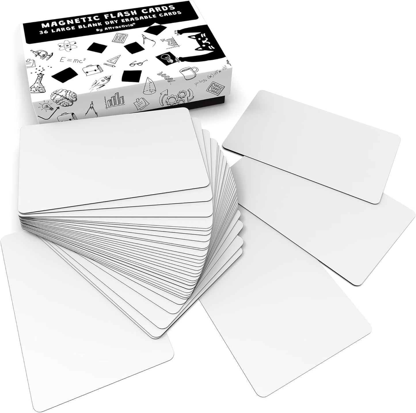 Dry Erase Magnetic Labels for Office, Home, and Education Use