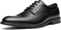Mens Dress Oxfords - Sleek Synthetic Leather Formal Shoes